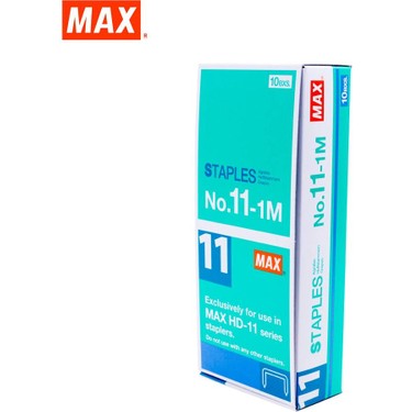 Max No.11-1m Zımba Teli 1 Paket 10 Kutu Fiyatı - Taksit Seçenekleri