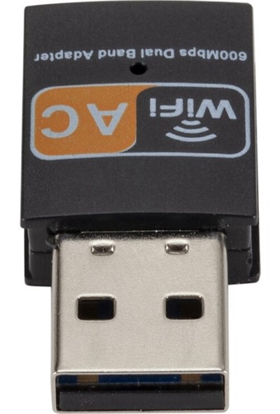 3C Store 600MBPS USB Wifi Adaptörü Kablosuz Ethernet Ağ Kartı Ac Dual Band 2.4g / 5ghz USB Wifi Dongle Wifi Alıcı 802.11AC (Yurt Dışından)