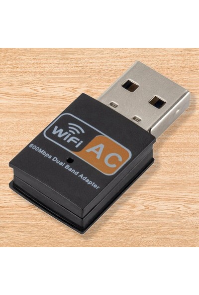 3C Store 600MBPS USB Wifi Adaptörü Kablosuz Ethernet Ağ Kartı Ac Dual Band 2.4g / 5ghz USB Wifi Dongle Wifi Alıcı 802.11AC (Yurt Dışından)