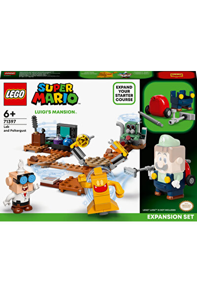 LEGO® Super Mario™ Luigi’s Mansion™ Laboratuvar ve Poltergust Ek Macera Seti 71397 - 6 Yaş ve Üzeri Çocuklar İçin Oyuncak Yapım Seti (179 Parça)