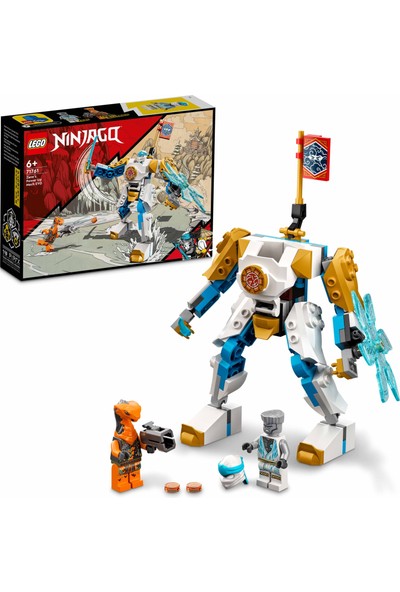 LEGO® Ninjago® Zane’in Güçlendirici Robotu Evo 71761 - 6 Yaş ve Üzeri İçin Ninja Oyuncağı İçeren Oyuncak Yapım Seti (95 Parça)
