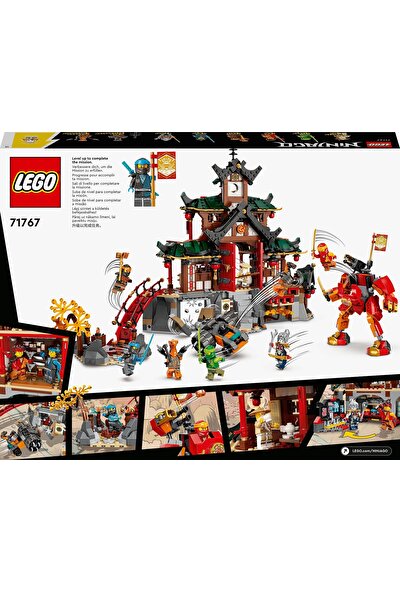 LEGO® Ninjago® Ninja Dojo Tapınağı 71767 - 8 Yaş ve Üzeri İçin Lloyd, Kai ve Yılan Oyuncağı İçeren Oyuncak Yapım Seti (1394 Parça)