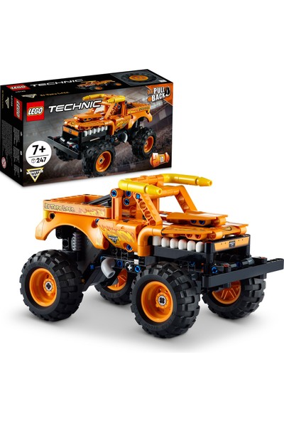 LEGO® Technic Monster Jam™ El Toro Loco™ 42135 – Araçları Seven Çocuklar İçin 2’si 1 Arada Yaratıcı Oyuncak Model Yapım Seti (247 Parça)