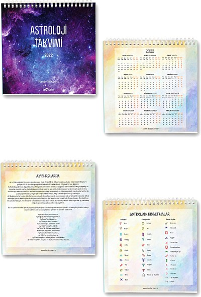 Le Color 2022 Astroloji Burçlar Masa Takvimi 12 Aylık