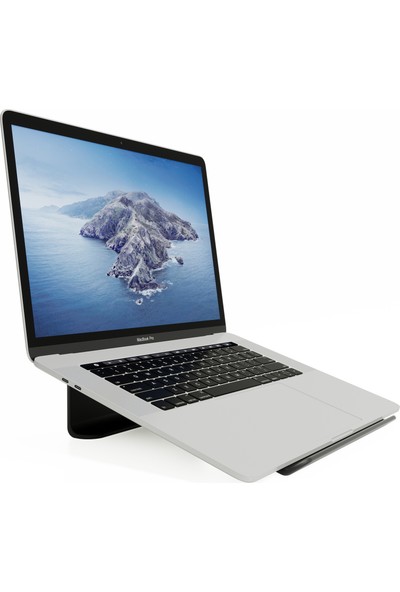 Exnogate Cooler Basic Notebook ve Macbook Standı - Mat Siyah