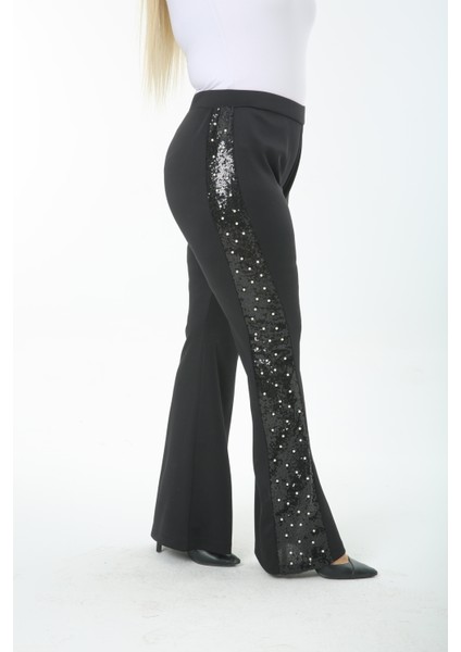 Inci,pul Payet Detaylı Ispanyol Paça Pantolon