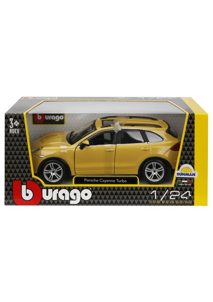 1:24 Porsche Cayenne Turbo Plus Model Araba - Sarı fiyatları