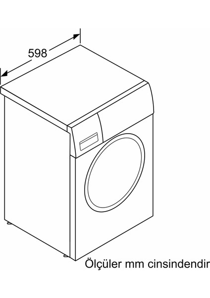 WGA142X1TR 9 kg 1200 Devir Çamaşır Makinesi