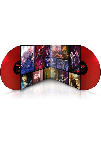Judas Priest Reflections 50 Heavy Metal Years Of Music Plak (Limited Edition - Red Vinyl)