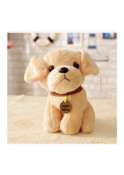 Simülasyon Mini Sevimli Köpek Peluş Oyuncak Bebek 20Cm
