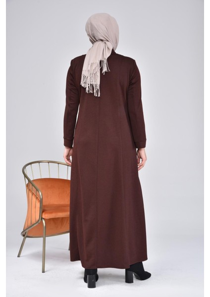 Kadın Büyük Beden Fermuarlı Kışlık Kaban Pardesü fırsatları