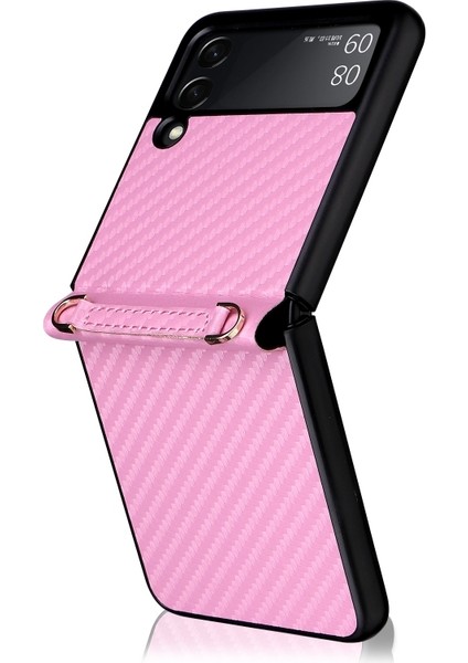 Samsung Galaxy Z Flip3 5g Için Karbon Fiber Doku Telefon Kılıfı (Yurt Dışından)