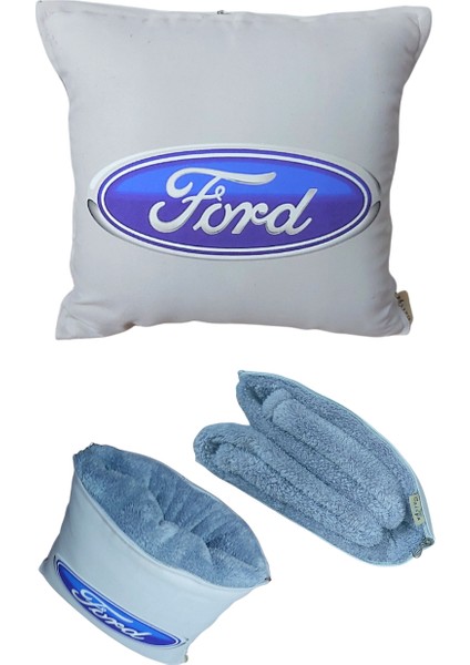 Ford Baskılı Battaniyeli Opsiyonel Yastık