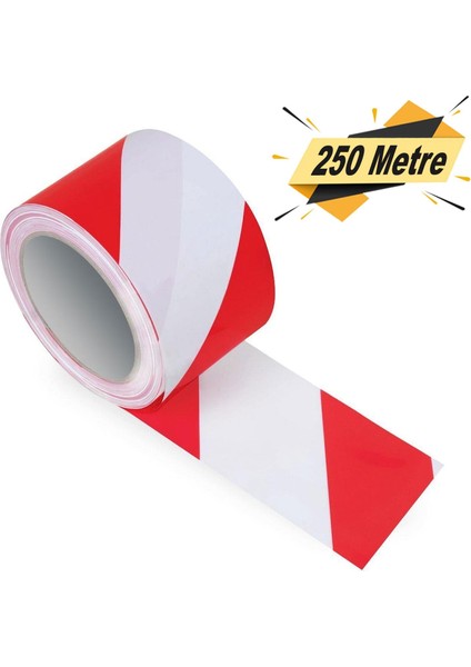 Bondit Emniyet Şeridi Ikaz Bandı 60 mm x 250 Metre