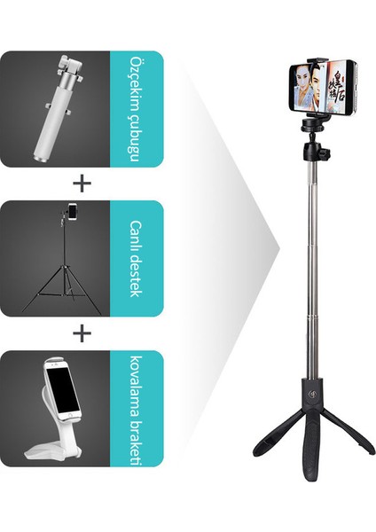 K05 Bluetooth Tripod Selfie Çubuğu (Yurt Dışından)