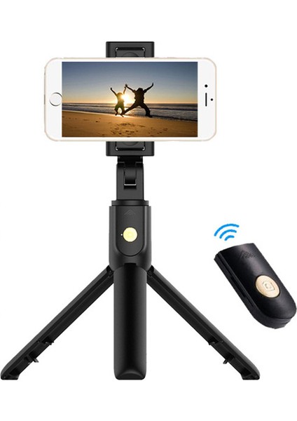 K10 Bluetooth Tripod Selfie Çubuğu (Yurt Dışından)