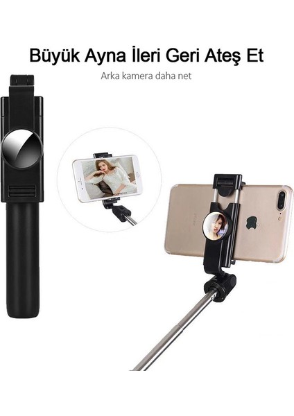 K10 Bluetooth Tripod Selfie Çubuğu (Yurt Dışından)