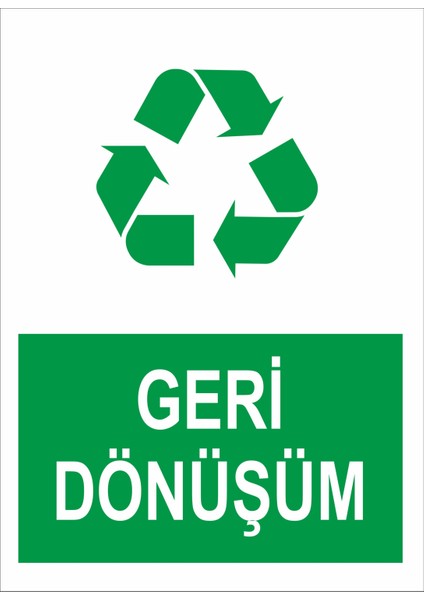 Geri Dönüşüm Iş Güvenliği ve Uyarı Levhaları