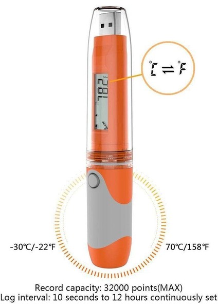 RC-51H Sıcaklık ve Nem Kayıt Cihazı Datalogger modelleri