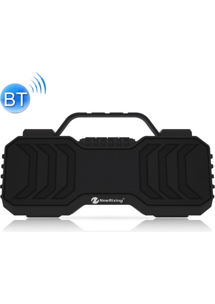 NR-2029 Taşınabilir Kablosuz Bluetooth Stereo Hoparlör Tws - Siyah (Yurt Dışından)