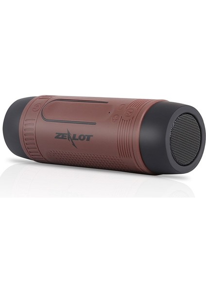 S1 Bluetooth 4.0 Kablosuz Kablolu Stereo Hoparlör - Kahverengi (Yurt Dışından)