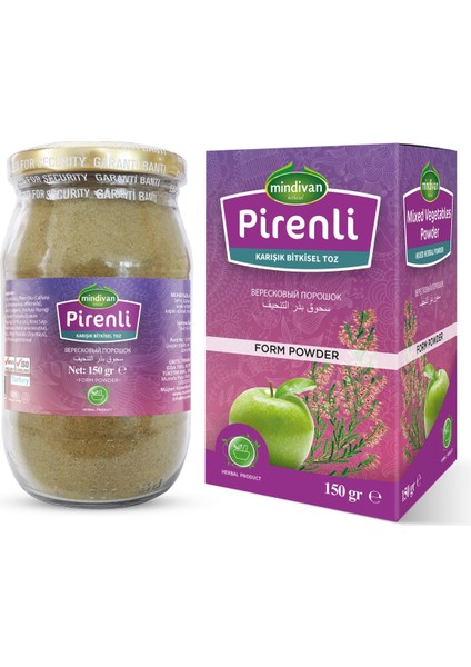 Pirenli Form Toz 150 gr (Diet Destek Ürünü) Mnd