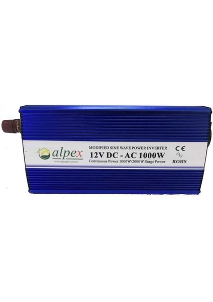 JYMU-1000 12V 1000W Modifiye Sinüs Invertör