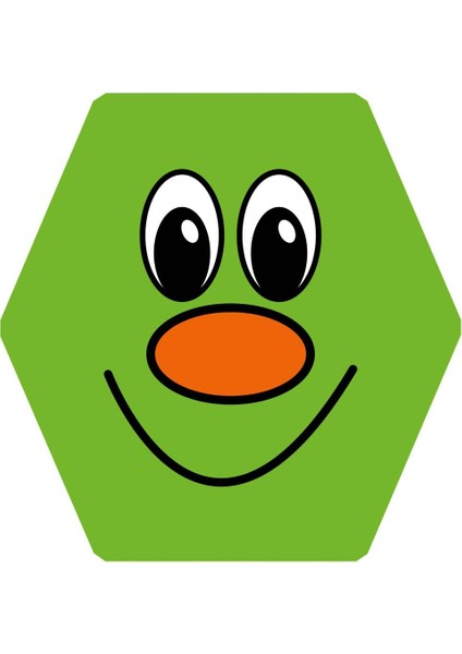Plastik Altıgen Uçurtma Yeşil Renk
