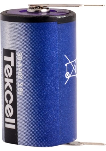 Tekcell 3.6V SB-AA02 - 1/2AA Size Li-Socı2 2 Pinli Lithium Pil