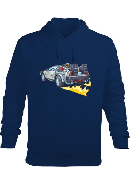 Back To The Future  Erkek Kapüşonlu Hoodie Sweatshirt