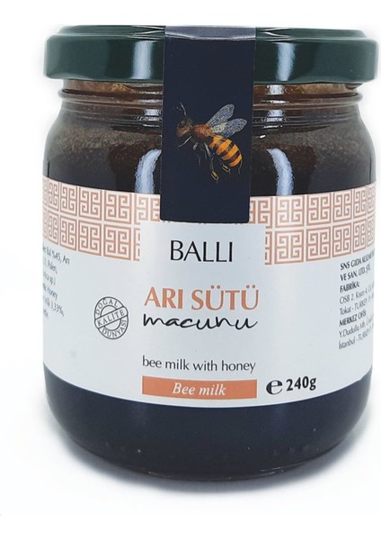Arı Sütü Ballı Macun 240 gr modelleri