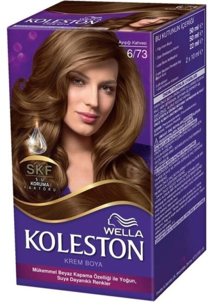 Koleston Kit Ayışığı Kahvesi (6.73) Saç Boyası