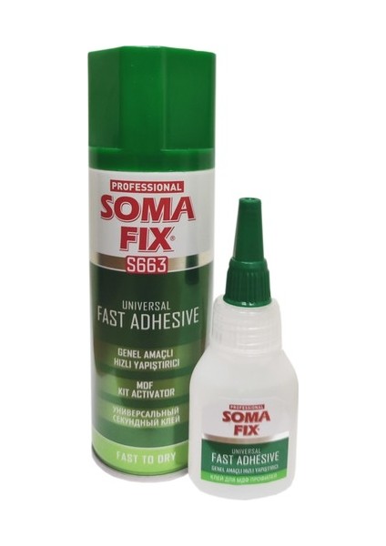 Genel Amaçlı Hızlı Yapıştırıcı S663 - 200ML + 50GR