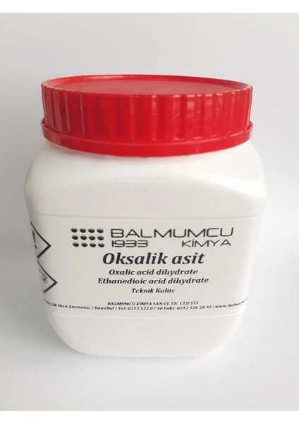 Balmumcu Kimya Oksalik Asit ( Oxalic Acid Dihydrate ) 1kg