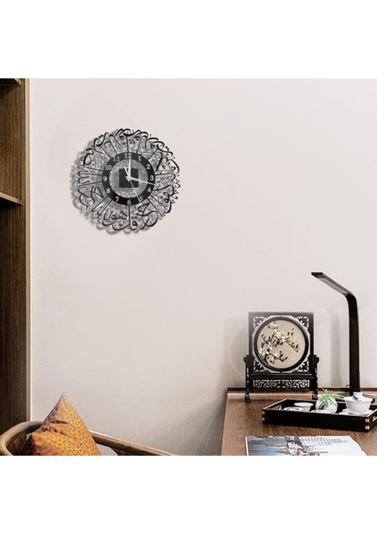 Islam Duvar Saati Kuvars Saat Saat Oturma Odası Çocuk Odası Duvar Siyah Için (Yurt Dışından) modelleri