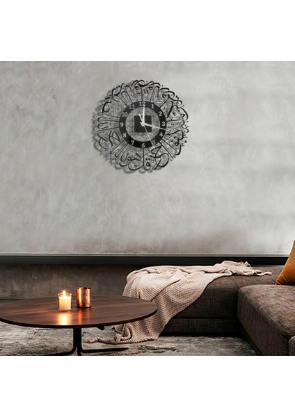 Islam Duvar Saati Kuvars Saat Saat Oturma Odası Çocuk Odası Duvar Siyah Için (Yurt Dışından) indirimleri