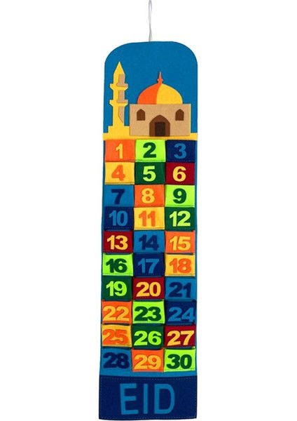 30 Gün Advent Takvim Parti Malzemeleri Mübarek Çocuklar Eid Hediyeler Çok Renkli (Yurt Dışından)