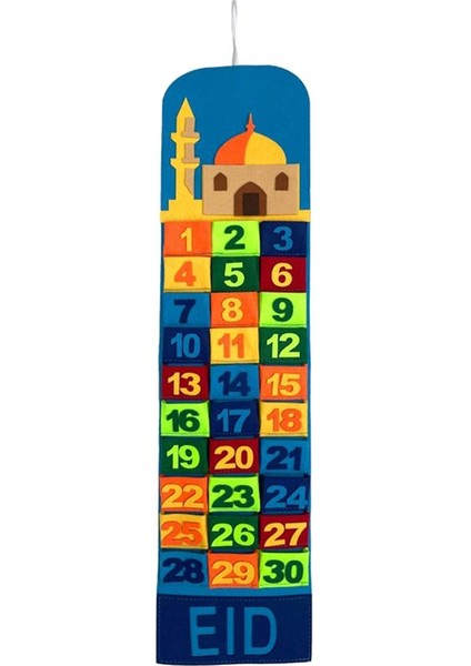 30 Gün Advent Takvim Parti Malzemeleri Mübarek Çocuklar Eid Hediyeler Çok Renkli (Yurt Dışından)