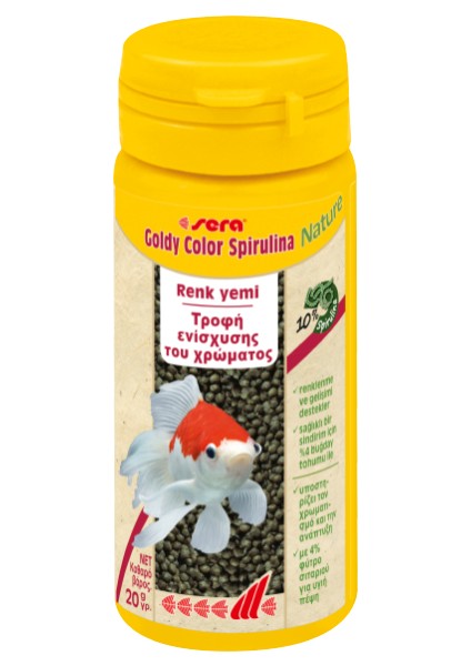 Goldy Color Spirulina Balık Yemi 50 Ml