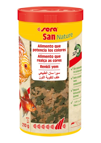 San Nature Balık Yemi 1000 ml 210 Gr