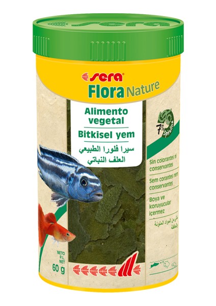 Flora Nature Bitkisel Balık Yemi 250 ml 60 Gr