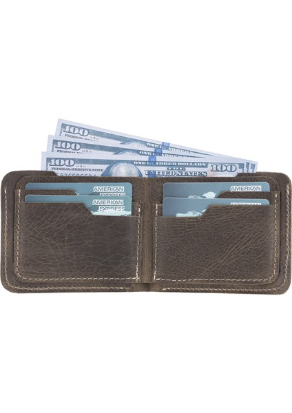 Deri Erkek Cüzdanı Ro6 Kahve