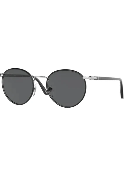 PERSOL  2422-S-J 1119/B1 51  Erkek/Kadın SİYAH Yuvarlak Çerçeve Güneş Gözlüğü