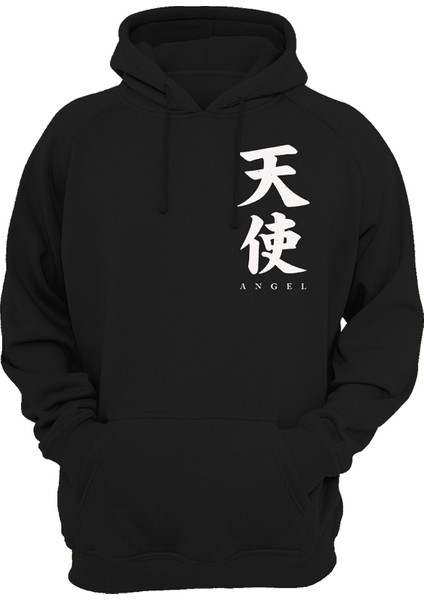 Angel Yazılı Çift Baskılı 3 Ipl. Şardonlu Kalın (600 Gr.) Içi Polar, Kapüşonlu Sweatshirt Hoodie fiyatları