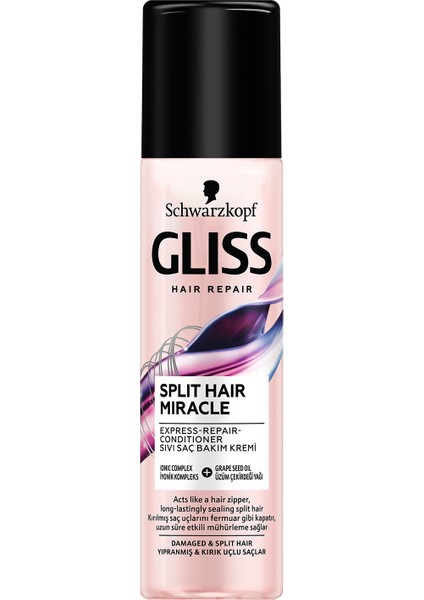 Split Hair Miracle Sıvı Saç Kremi 200 Ml X 3 Adet modelleri
