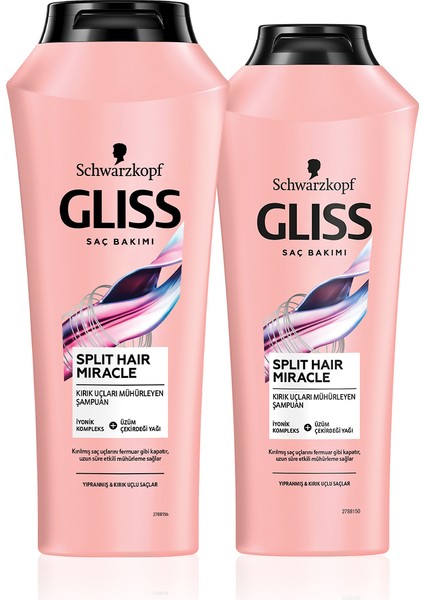 Split Hair Miracle Şampuan 500 Ml + Split Hair Miracle Şampuan 360 Ml