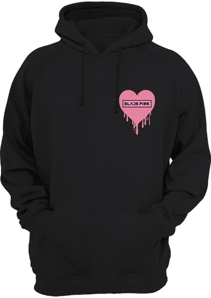 Blackpink Üyeleri Çift Baskılı 3 Ipl. Şardonlu %100 Pamuk, Içi Polar, Çok Kalın Sweatshirt