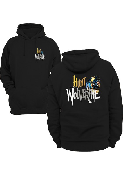 Wolverine Çift Baskılı 3 Ipl. Şardonlu %100 Pamuk, Içi Polar, Çok Kalın Sweatshirt