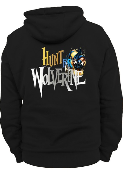 Wolverine Çift Baskılı 3 Ipl. Şardonlu %100 Pamuk, Içi Polar, Çok Kalın Sweatshirt