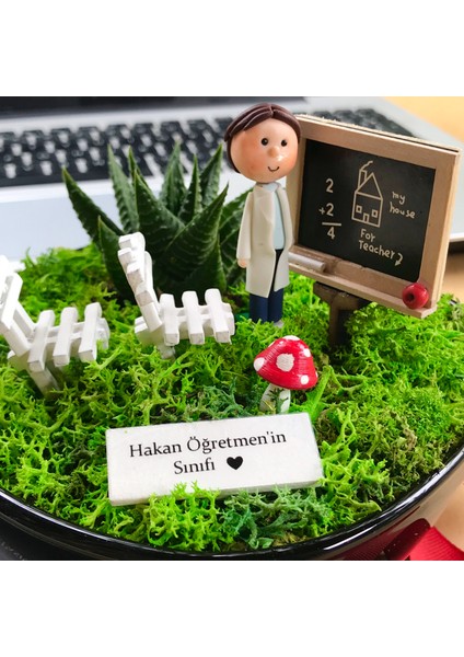 Kişiye Özel Prizma Serisi Sukulent - Canım Öğretmenim Için 1 fiyatları